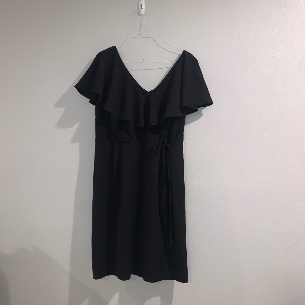 Eloquii wrap style dress size 18 in black
